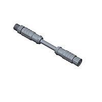 Amphenol LTW M8S03ML-SFL-SD004 Sensor Cables / Actuator Cables M8 Circular Metric Connector, A Code, Metal, 3A, 03 pins, Male Connector, Male Contact, Straight-to-Straight, Screw Thread, Overmolded Double Ended, Length 4000mm, IP67 Mated