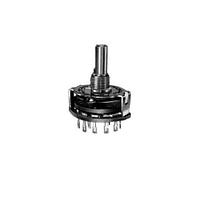 Alpha (Taiwan) SR2511F-0402-19K0B-E9-S-W-159 Rotary Switches ROTARY 4POL 2POS 1/4