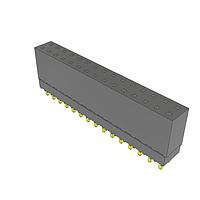 Samtec ESQ-115-12-G-D Sockets Elevated Socket Strip, 0.100" Pitch