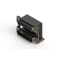 EDAC 664-025-364-030 Dual Port D-Sub Connectors Right-angle Dual Port D-Sub Connector