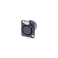 NEUTRIK NC5FD-L-B-1 Receptacles 5C FEMALE XLR BLACK