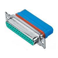 Amphenol Positronic EVD9P100ES Plug D-Sub Male Connector 9P Crimp Stainless Steel, Passivated Shell Jackscrews