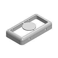 Masach Tech MS193-10F EMI/RFI Shield Frame, Two-Piece 19.3 x 10.5 x 3mm Two-piece Drawn-Seamless RF Shield/EMI Shield FRAME (CRS)