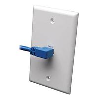 Tripp Lite N204-005-BL-LA Cat 6 5' BLUE CAT6 GIGABIT LEFT ANG TO STRAIGHT