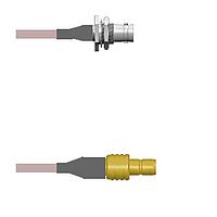 Amphenol Custom Cable Q-0103J0001009i RF Cable Assemblies BNC-SJB/SMB-SJ G178 9I