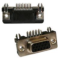 NorComp 193-015-213R531 High Density D-Sub Connectors RA 15POS FEM Steel