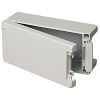 BOPLA 00115235 Enclosures for Industrial Automation ENCLOSURE, BOCUBE ALU, 259 X 128 X 90MM, LT GRA, HINGED LID, FLAT, ALUMINUM, BA 241309-7035