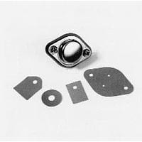 Wakefield Thermal 175-6-250P Thermal Pad Greaseless Conductive Kapton Reinforced Insulators for TO-220, 0.006", Grey