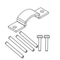 Anderson Power Products 115g4-bk Accessories PP PAK 9-10P CABLE CLAMP - BULK