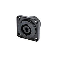 NEUTRIK NLT4MPXX-BAG Speaker Connectors Receptacle speakON STX - 4 pole male - solder tabs - V-0 insert - black/silver