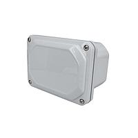 Bud Industries DPS-28706 NEMA/IP Rated Gray screwed cover IP68 N6P PC Enlc with Adj. panel height (7 x 5 x 4.8)