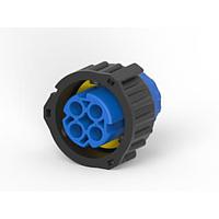 AMP Connectors - TE Connectivity 4-1719434-1 Housings 4POS DIA 2.5 SOCKET CONNECTOR HSG