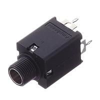 Amphenol Audio ACJS-MIV-3 Phone Connectors 1/4"jack PLSTC THD MTL NUT/INSERT