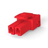 AMP Connectors - TE Connectivity 177898-2 Wire Housings HSG PLUG 2P .156 RED