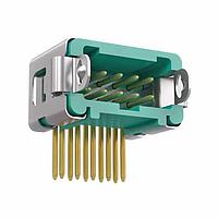 Harwin G125-MH11005L3P Shrouded Male,Horz,3.3mm,10P SMT Hld dwn/lock lat