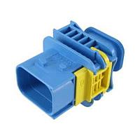 AMP Connectors - TE Connectivity 4-1564512-1 Housings 8POS, TAB 1.6X0.6, TAB HSG, ASSY