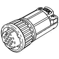CONXALL W3280-12SG-518 Connectors MU WR CBL 12 #20 SKT CRP 518