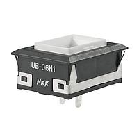 NKK Switches UB15KKW015F Pushbutton Switches SP ON-(ON) BRT GN AG