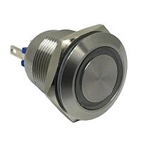 Bulgin MPI001/TE/RD/6 Anti-Vandal Switches Stainles Steel Vandl Resistant Switch