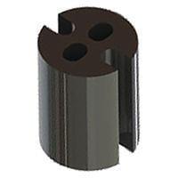 Essentra Components LEDS1-8-26 LED Mounts LED Spacer,T-1,Black,1/2 in Spc