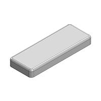 Masach Tech MS466-10S-NS EMI/RFI Shield, One-Piece 46.6 x 17.3 x 5mm One-piece Drawn-Seamless RF Shield/EMI Shield (Nickel-Silver)