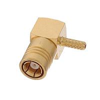 Radiall R114183000 Connectors SMB / RIGHT ANGLE PLUG CRIMP TYPE CABLE 2/50 S
