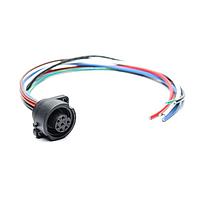 Amphenol Tuchel CA0161F116010 DC Power Cords Ecomate 7 Position (6 +PE) Female Receptacle, 16AWG Leads, UL1015 , 1 Meter