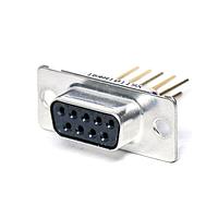Amphenol CONEC 164A10119X D-Sub Connectors - Standard Density 9P DSUB SOCKET STRT WIRE WRAP THRU-HOLE
