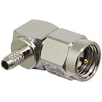 Linx Technologies - TE Connectivity CONSMA012 Connectors SMA Mal R Angle Cbl End Crimp-RG-174 Cbl
