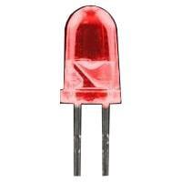 Kingbright WP2523SURC Single Color LEDs Red 628nm 2000mcd Water Clear 12 Deg