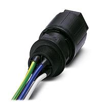 PHOENIX CONTACT 1409706 Circular Metric Connectors QPD W 4PE2,5 7-14 M25 BK ELED