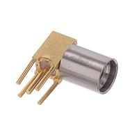 Radiall R222680000W PCB Connectors SMP / RIGHT ANGLE RECEPTACLE SOLDER TYPE FULL DETENT