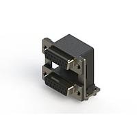 EDAC 662-015-364-048 Dual Port D-Sub Connectors Right-angle Dual Port D-Sub Connector