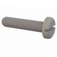 Essentra Components 010832P075 Pan Slotted Pan Slotted Screw, #8-32 Thread, 3/4 Lg