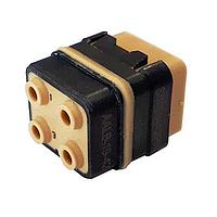 Amphenol Air LB France SIME0412PA Modular Interconnect Systems Module For crimped contacts Pin With peripheral sealing 4 contacts #12 Supplied without contact Polarization A