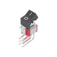 E-Switch 300DP1J1BLKM7QE-IO Rocker Switches