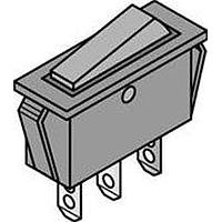 Mountain Switch 103-7047-EV Rocker Switches ILLUMINATED RED