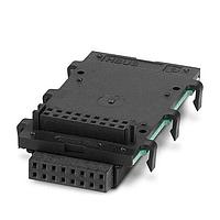 PHOENIX CONTACT 2896458 DIN Rail Connector HBUS 53.6-16P-1S BK