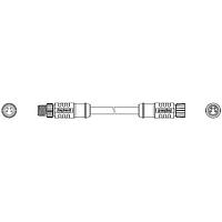 Amphenol LTW M8S03ML-SFL-SAA05 Sensor Cables / Actuator Cables 3P M Conn to F Conn Double Ended .5m