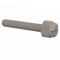Essentra Components 50M050080T030 Slotted Thumb Slotted Thumb Screw, M5 X .8 Thread, 30mm Lg