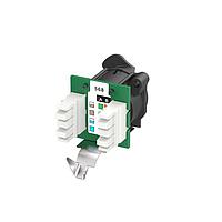 NEUTRIK NE8FAV-Y110-DAE RJ45 Chassis Receptacle RECP etherCON CAT5 A - 110 punchdown - disassembled asymmetrical ESD-safe push tab