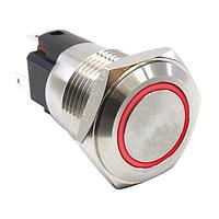 E-Switch PVB3F2B0SS3R5 Anti-Vandal ANTI-VANDAL, 2A, SPDT, On-On