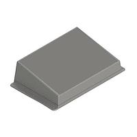 Serpac WM07S,GY Wall Mount 6.89x4.89x2.05x1.13" GRAY