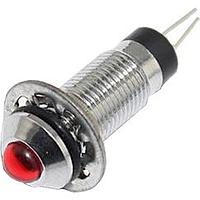 Mallory Sonalert FL1M-8SJ-3-R2V Indicators LED RED 8MM NUT 2VAC/DC