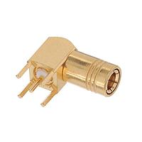 Radiall R115666000 PCB Receptacles SMB / RIGHT ANGLE PLUG RECEPTACLE FOR PCB TYPE SOLDER LEGS