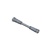 Amphenol LTW AB-BB02BL-BBBL-QD004 Sensor Cables / Actuator Cables X-Lok, Standard Size, Plastic, 10A, 02 pins, Female Connector, Male Contact, Straight-to-Straight, Push Lock, Overmolded Double Ended, Length 4000mm, IP68