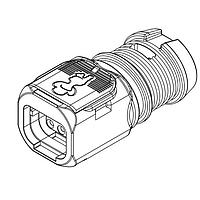 DEUTSCH - TE Connectivity D369-MP66-NP1 Connectors 6 WAY SHIELDED PLUG  YD369-MP66-NP10000