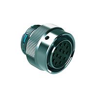 Amphenol SINE Systems AHDM06-18-14SR Connectors SZ 18 PLUG 14 POS SOCKET RED ARGMNT