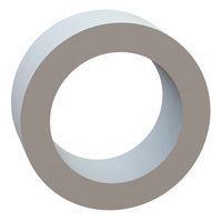 Essentra Components 17W06268 Flat Washer Flat Washer, .437 ID, .625 OD, .250 Thick, Natural, Nylon