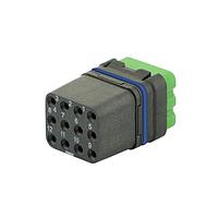 Eaton Souriau-Sunbank 8MQ2M1220BDES Modular Connectors - Push Pull MQuick module, sealed, without contact, delivered with cap